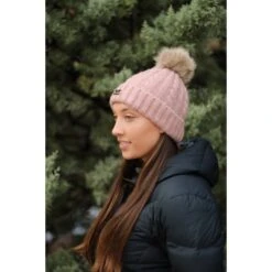 HLH Equestrian Apparel Luxe Fleece Winter Beanie -Equestrian equipment hlh equestrian apparel luxe fleece winter beanie southern sport horses 5