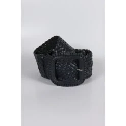 Leather Plaited Belt - Navy -Equestrian equipment leather plaited belt navy hitchley harrow 3