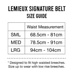 LeMieux Signature Leather Belt -Equestrian equipment lemieux signature leather belt southern sport horses 6
