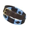 Pampeano 'Azules' Argentinian Polo Belt -Equestrian equipment pampeano azules argentinian polo belt dapple eq