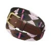 Pampeano 'Rosa' Argentinian Polo Belt -Equestrian equipment pampeano rosa argentinian polo belt dapple eq