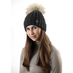 Premier Equine Knitted Bobble Hat 5 Premier Equine Knitted Bobble Hat -Equestrian equipment premier equine knitted bobble hat southern sport horses 2