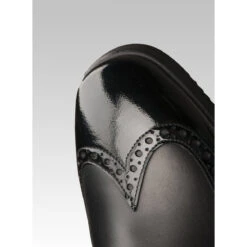 Tucci Marilyn FP Punched Patent Short Boot -Equestrian equipment tucci marilyn fp punched patent short boot trailrace equestrian outfitters 3