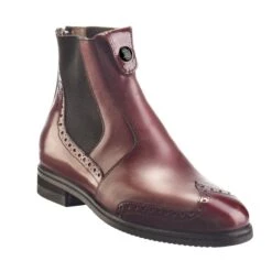 Tucci Marilyn FP Punched Patent Short Boot -Equestrian equipment tucci marilyn fp punched patent short boot trailrace equestrian outfitters 5